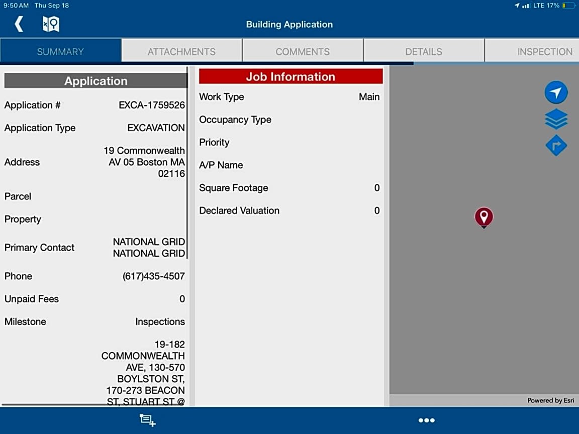Image submitted with report