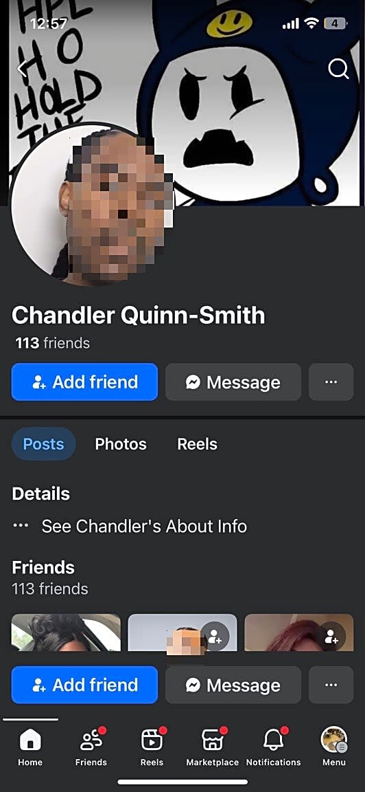 Image submitted with report