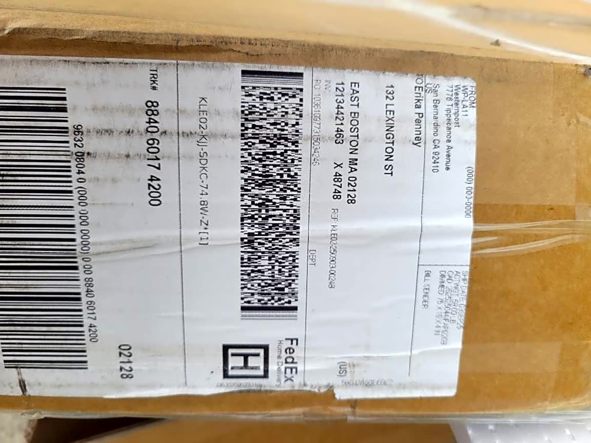 Image submitted with report