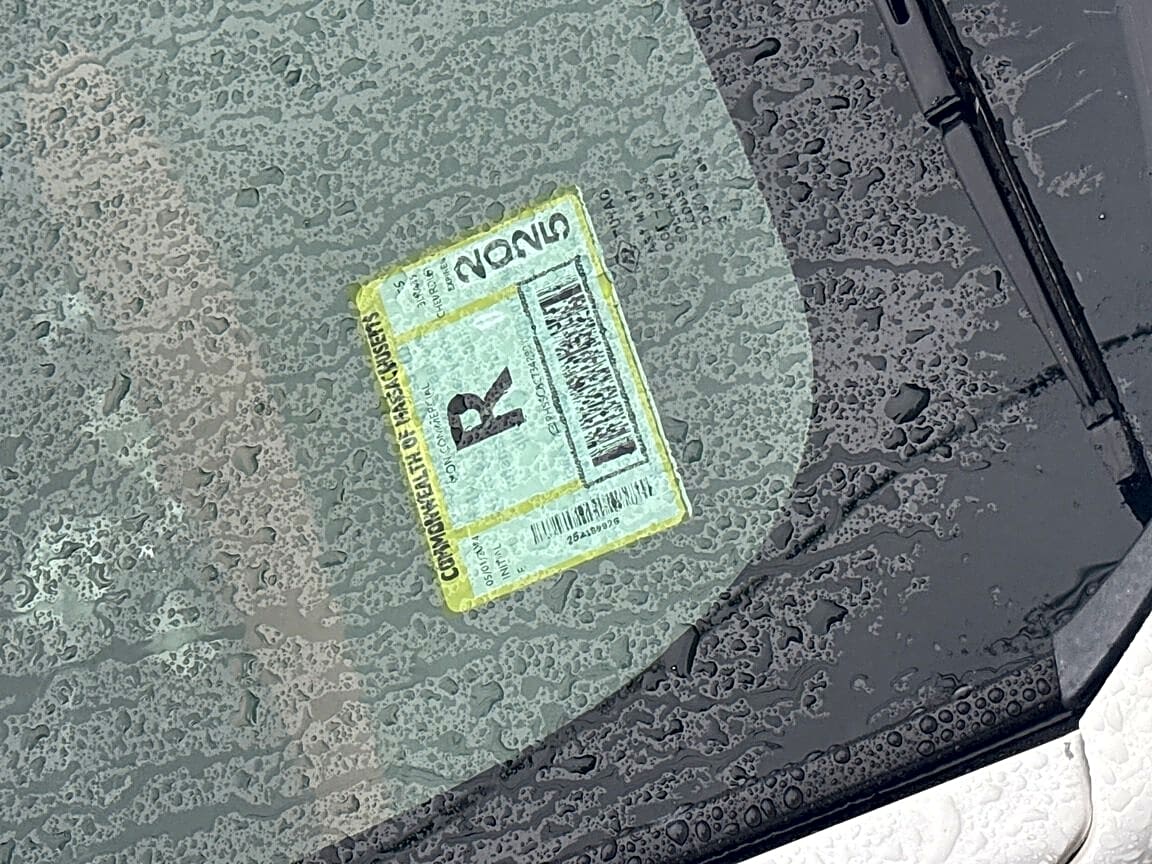 Image submitted with report