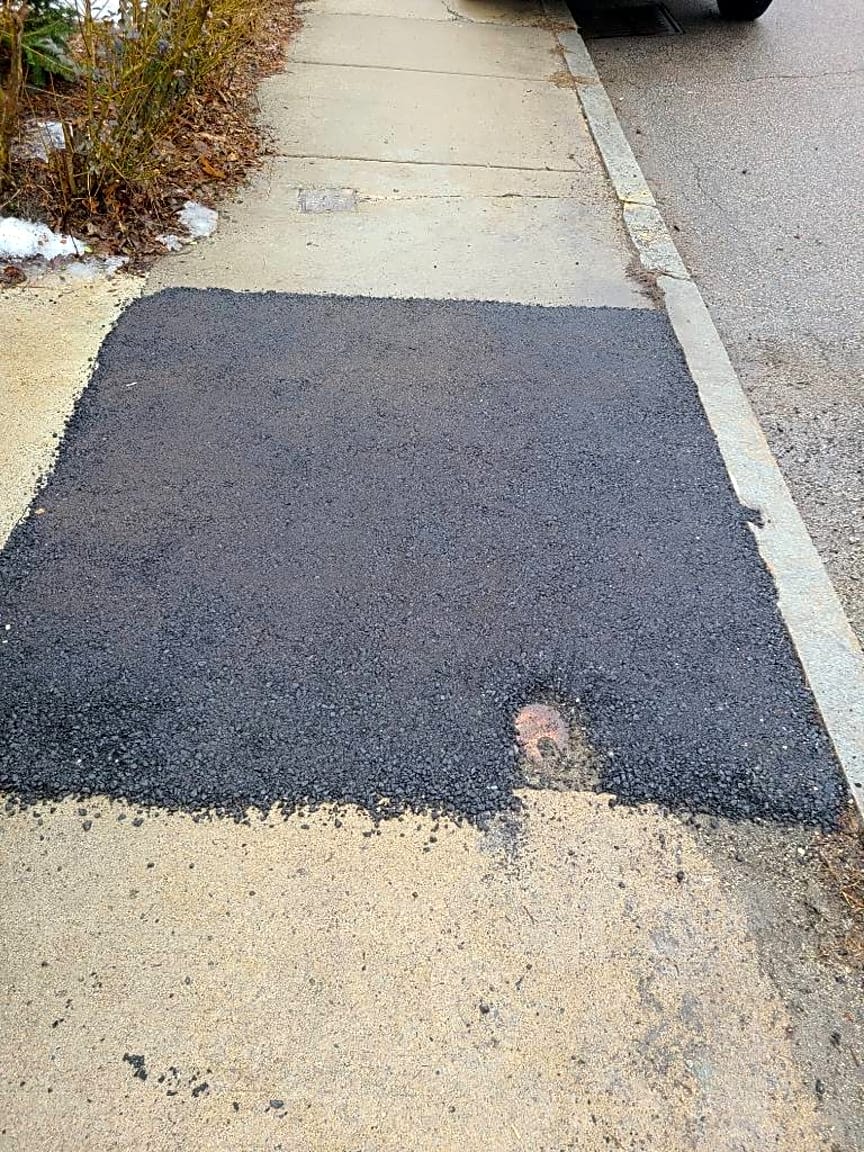 Image submitted with report