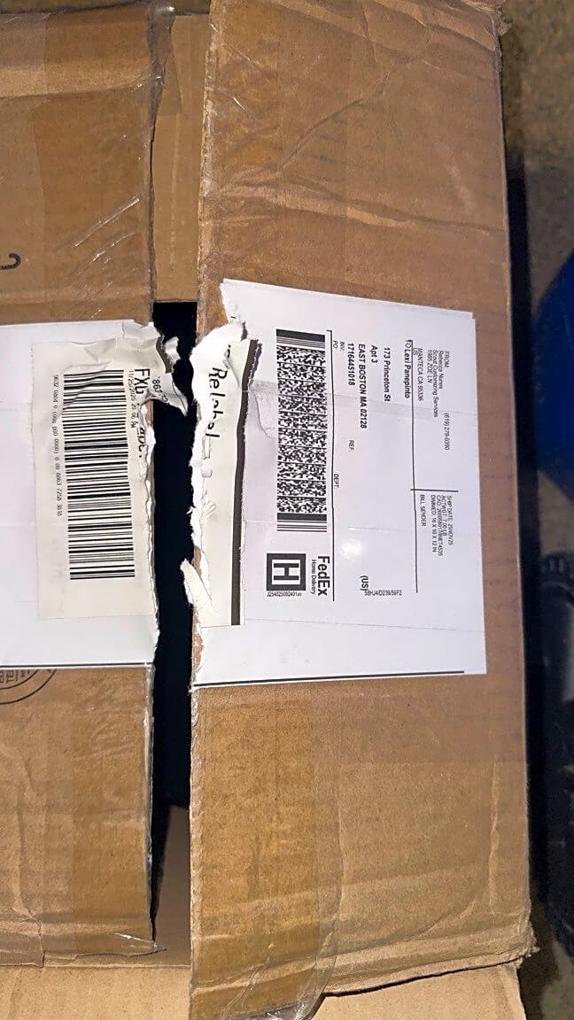 Image submitted with report