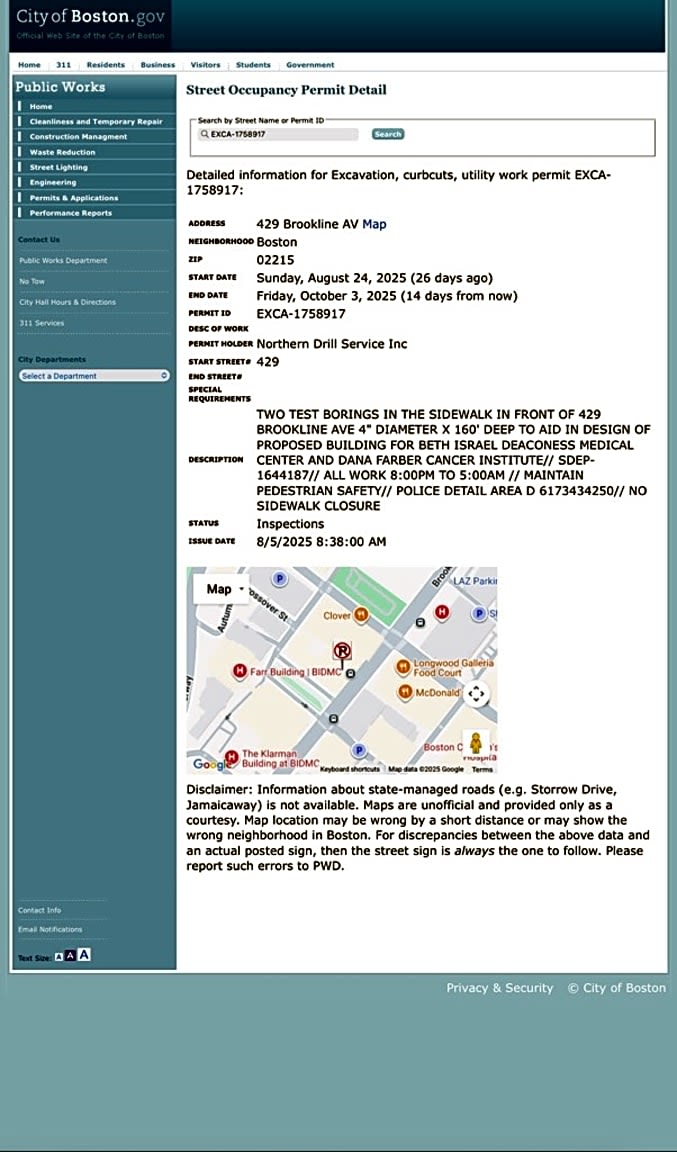 Image submitted with report