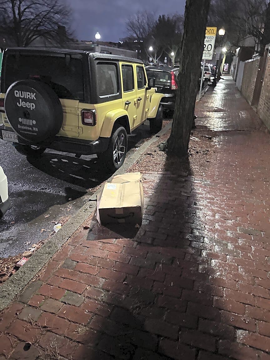 Image submitted with report