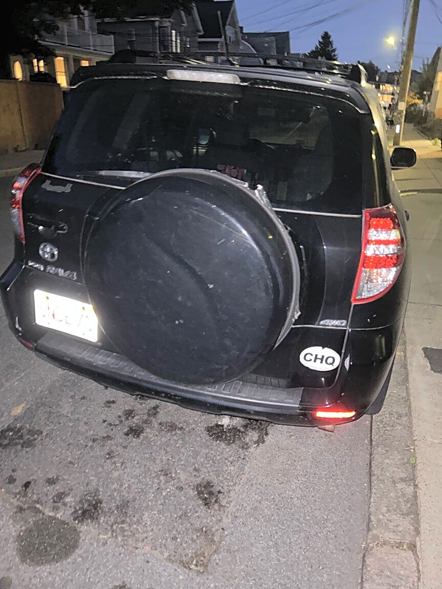 Image submitted with report