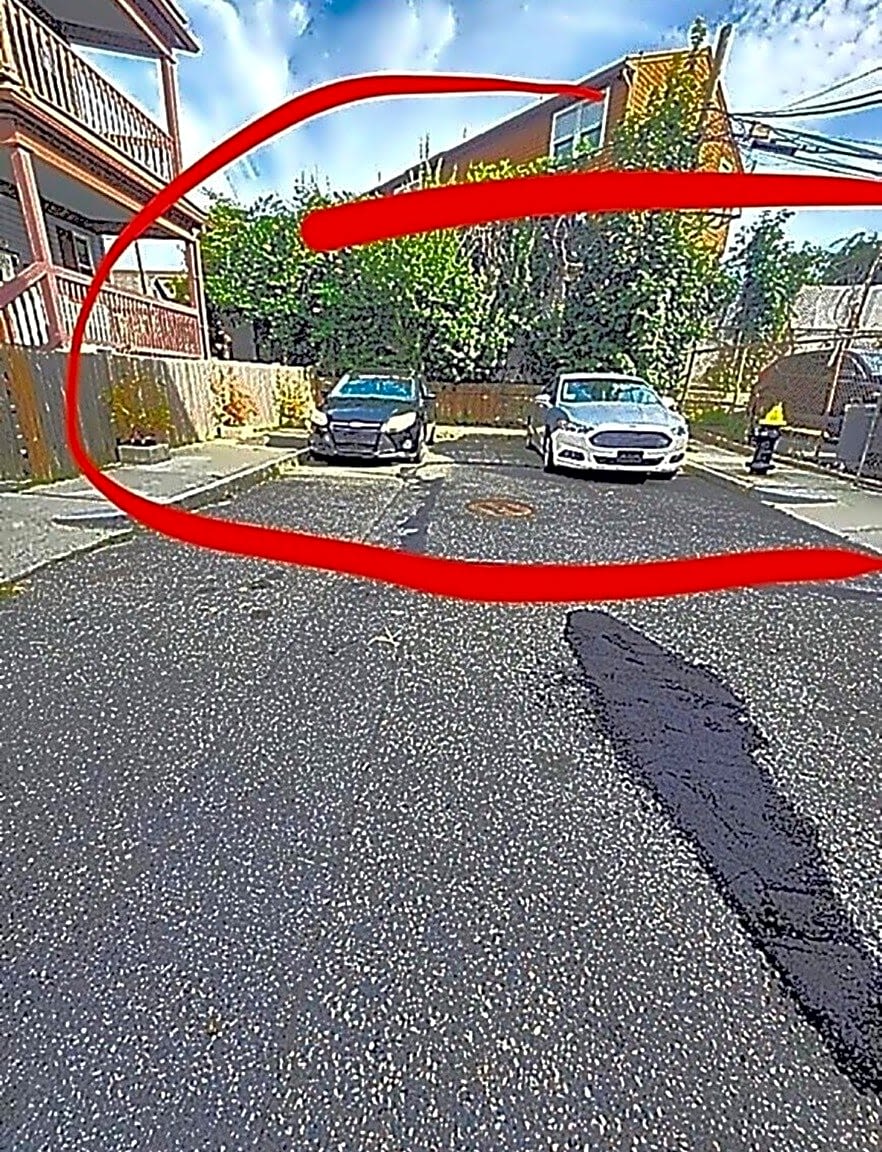 Image submitted with report