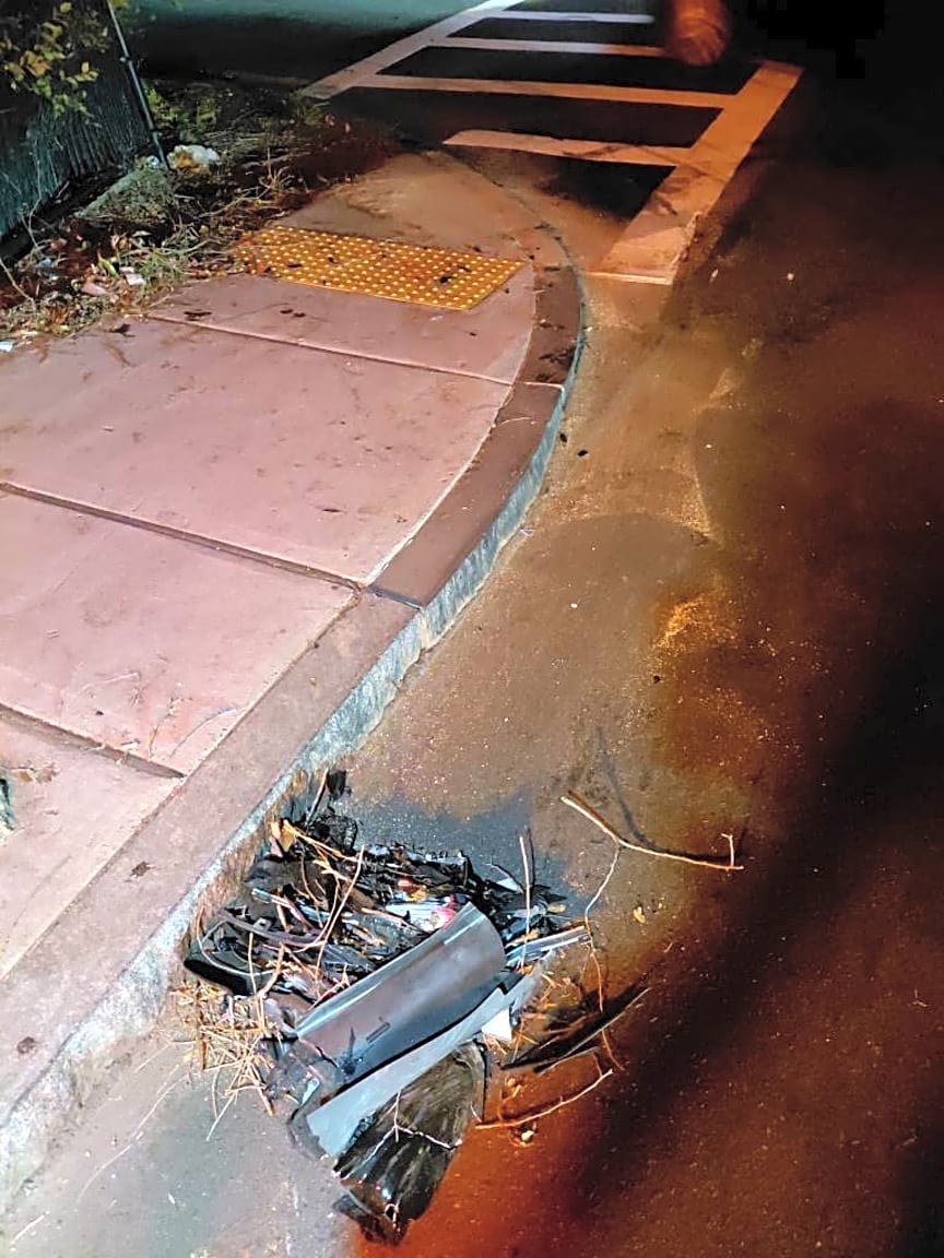 Image submitted with report