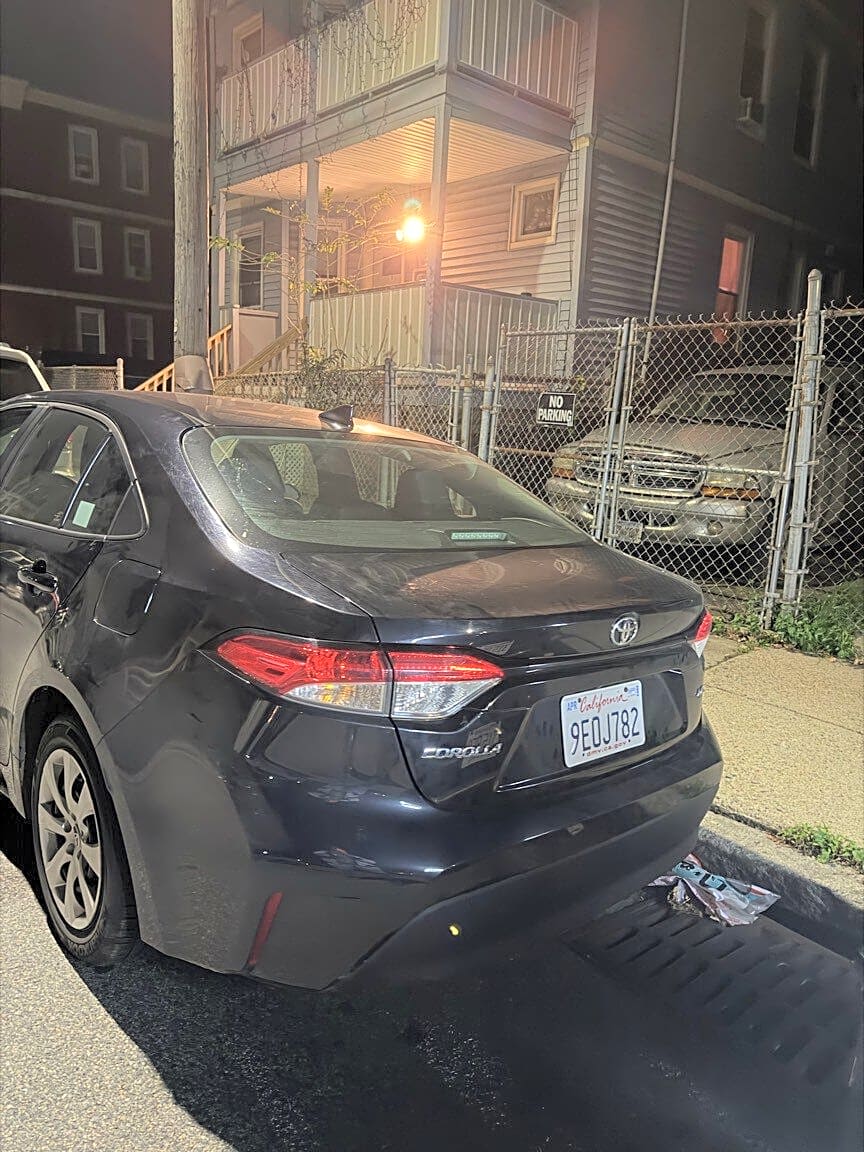 Image submitted with report