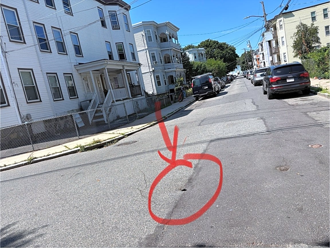 Image submitted with report