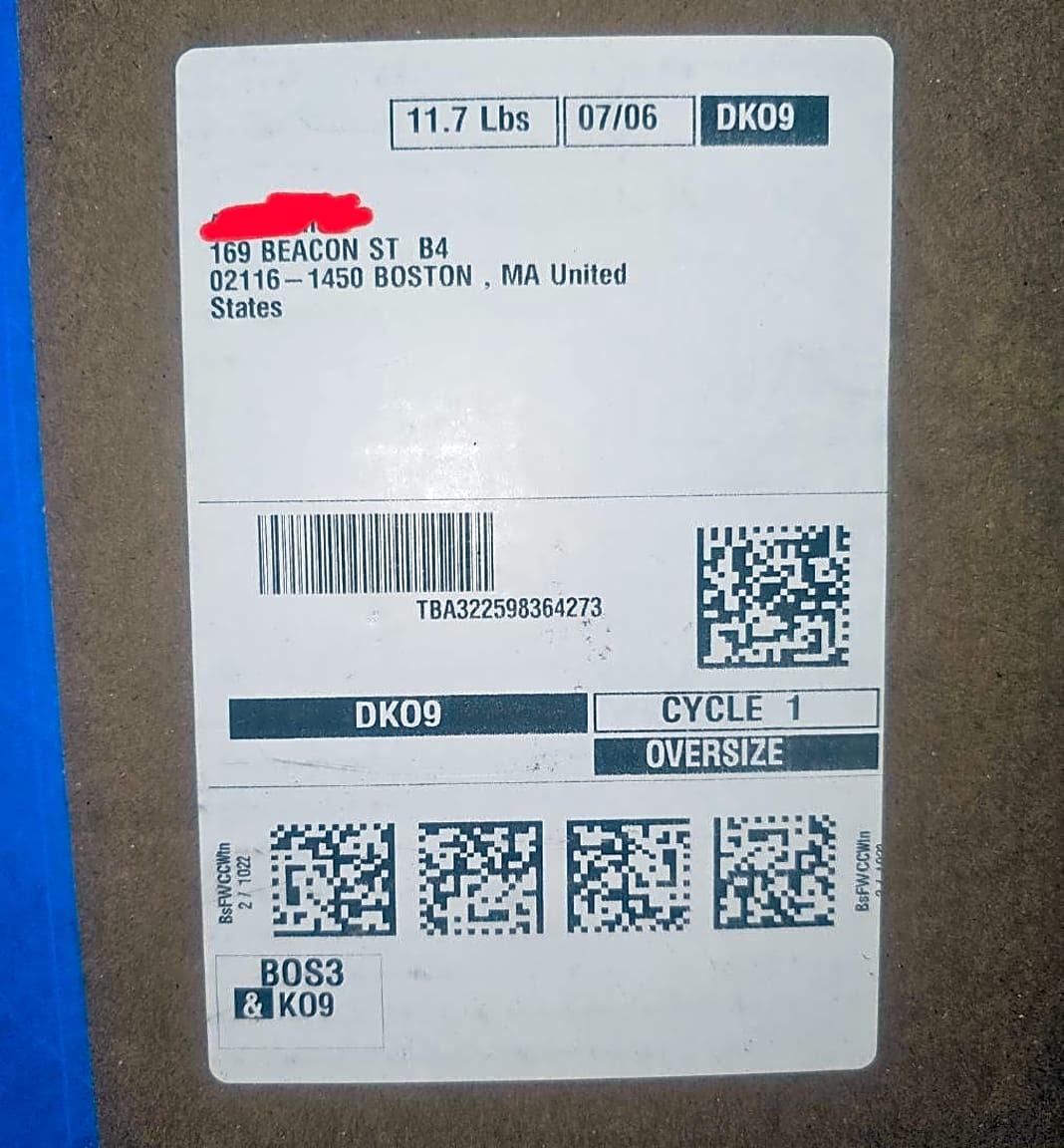 Image submitted with report