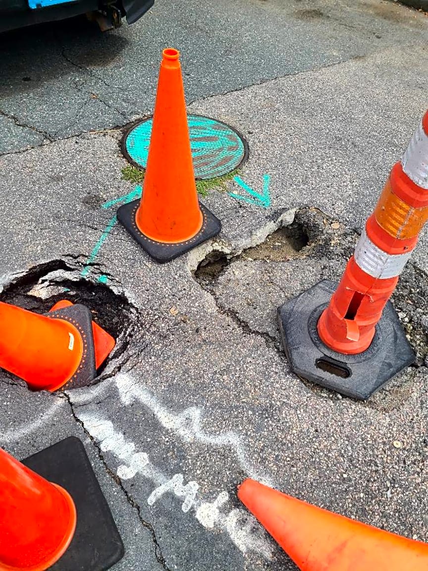 Image submitted with report
