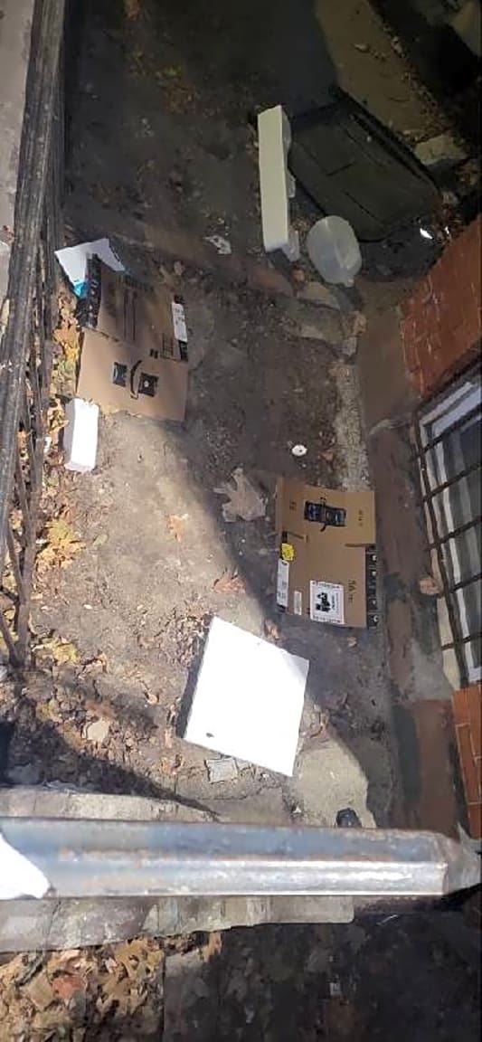 Image submitted with report