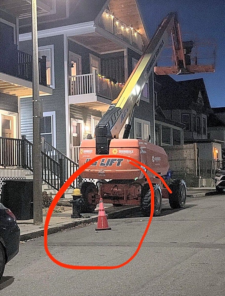 Image submitted with report