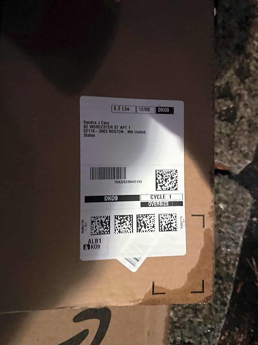 Image submitted with report