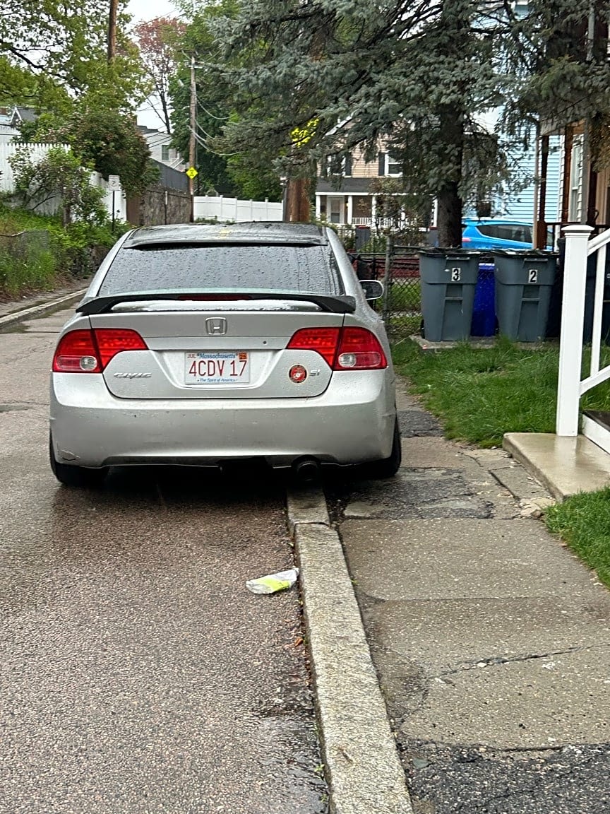 Image submitted with report