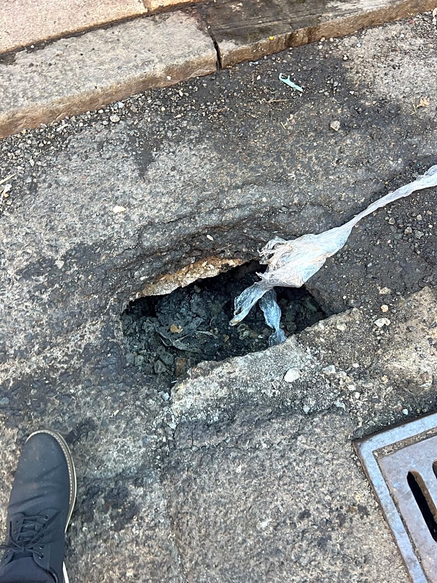 Image submitted with report