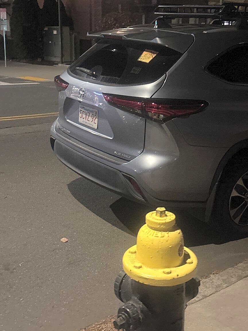 Image submitted with report