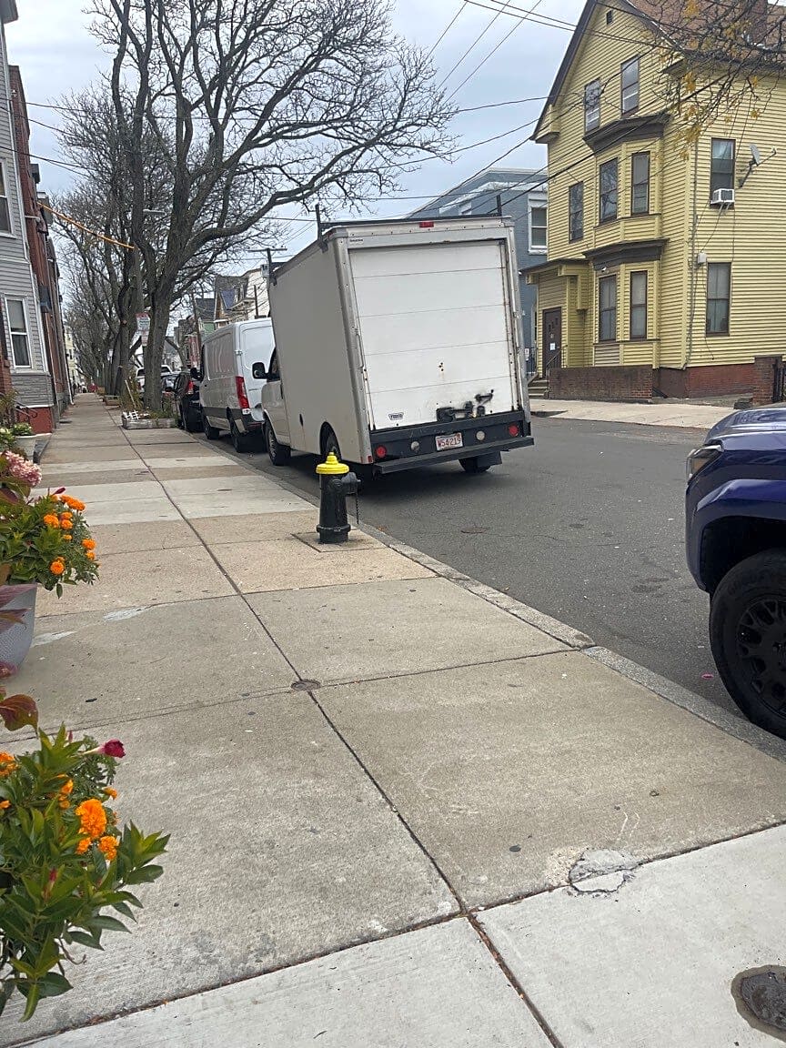 Image submitted with report