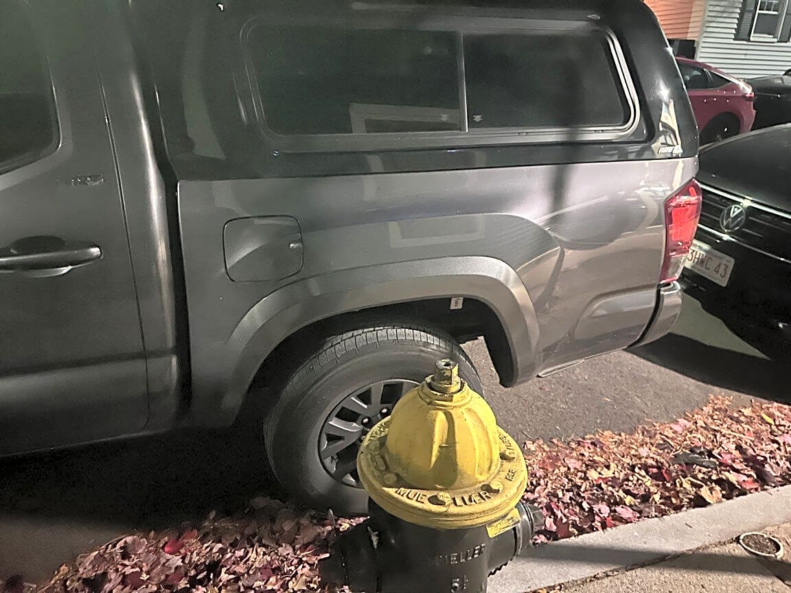 Image submitted with report