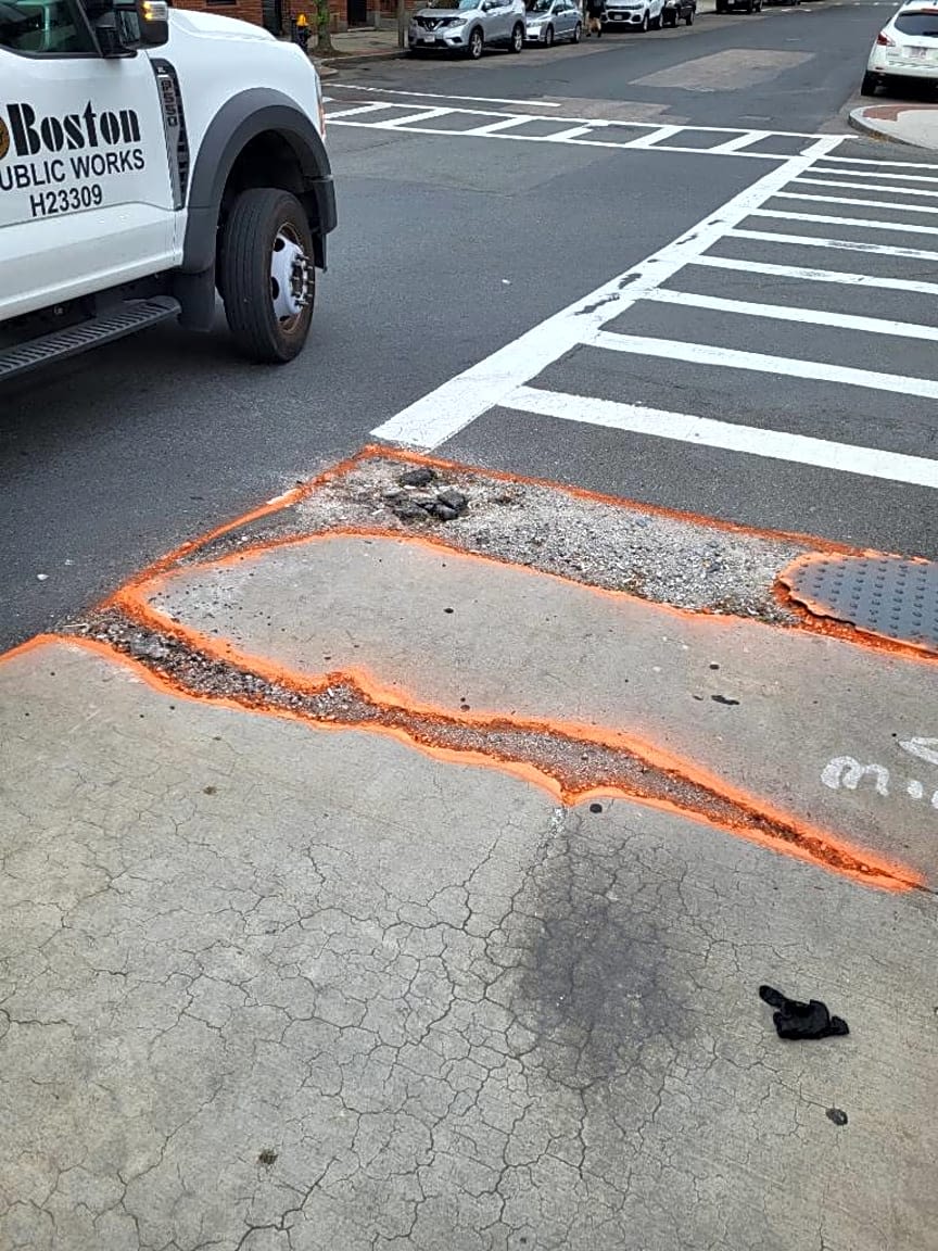 Image submitted with report