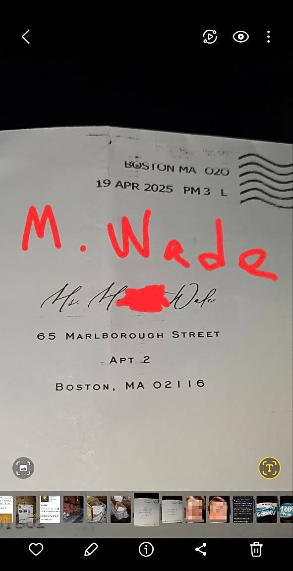 Image submitted with report