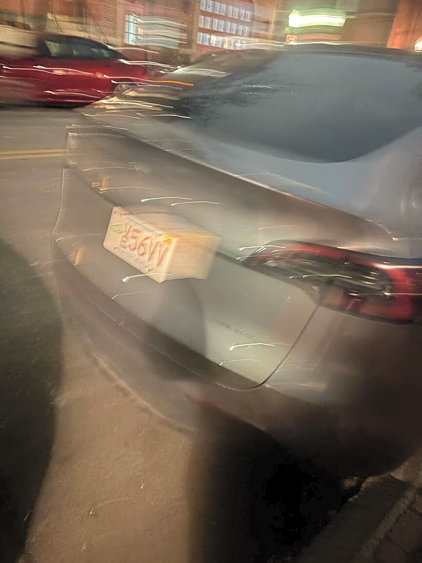 Image submitted with report