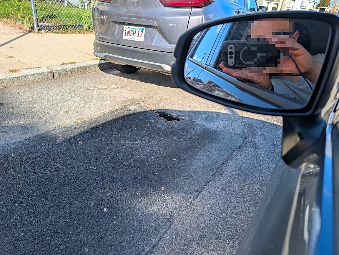 Image submitted with report