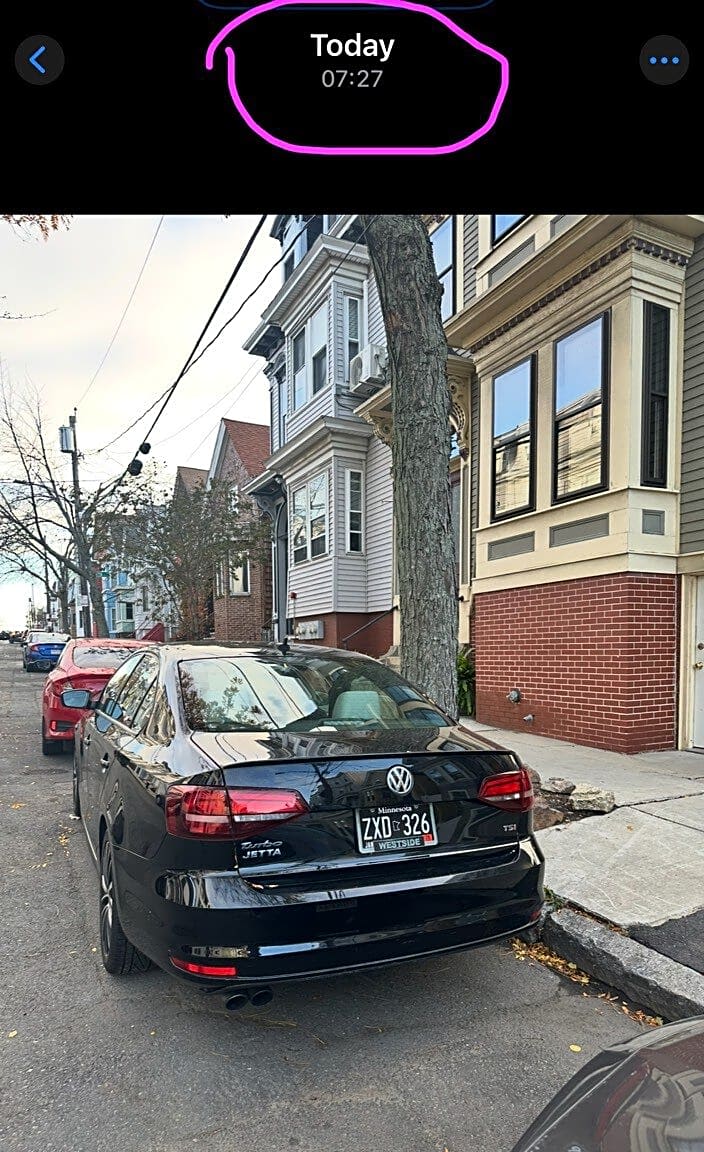 Image submitted with report