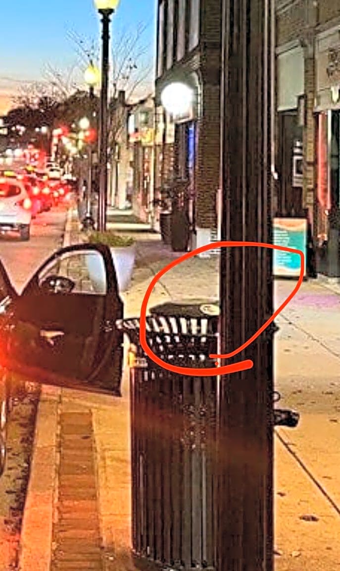 Image submitted with report