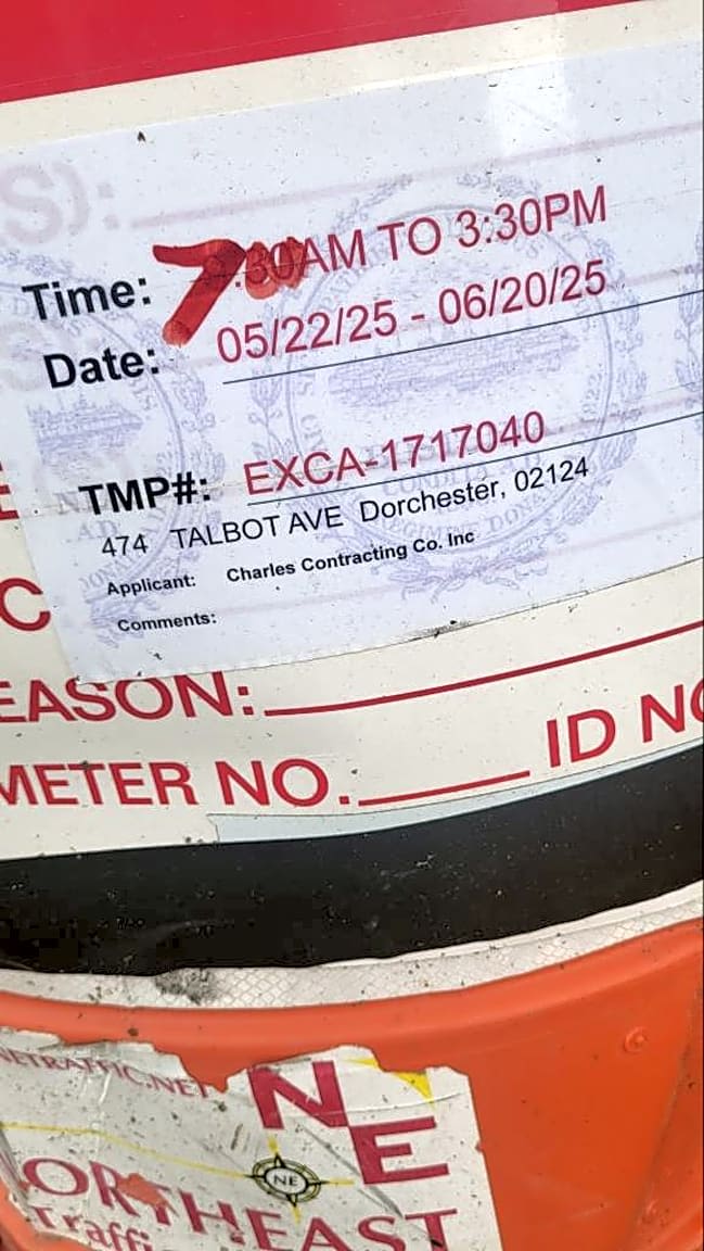 Image submitted with report