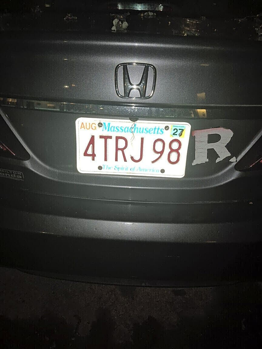 Image submitted with report