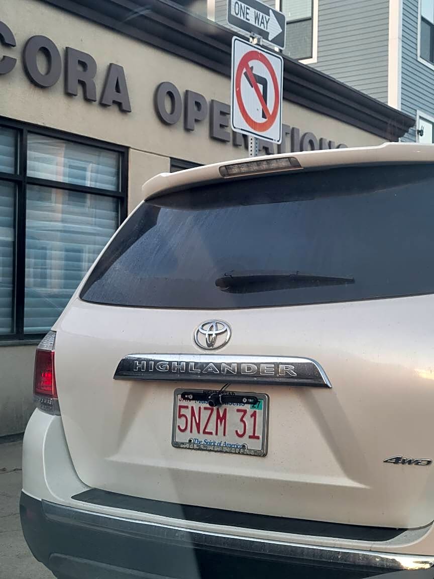 Image submitted with report