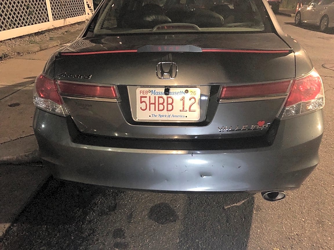Image submitted with report