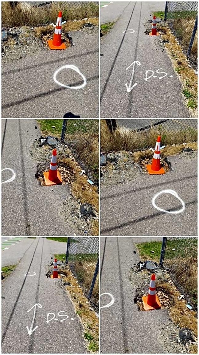 Image submitted with report
