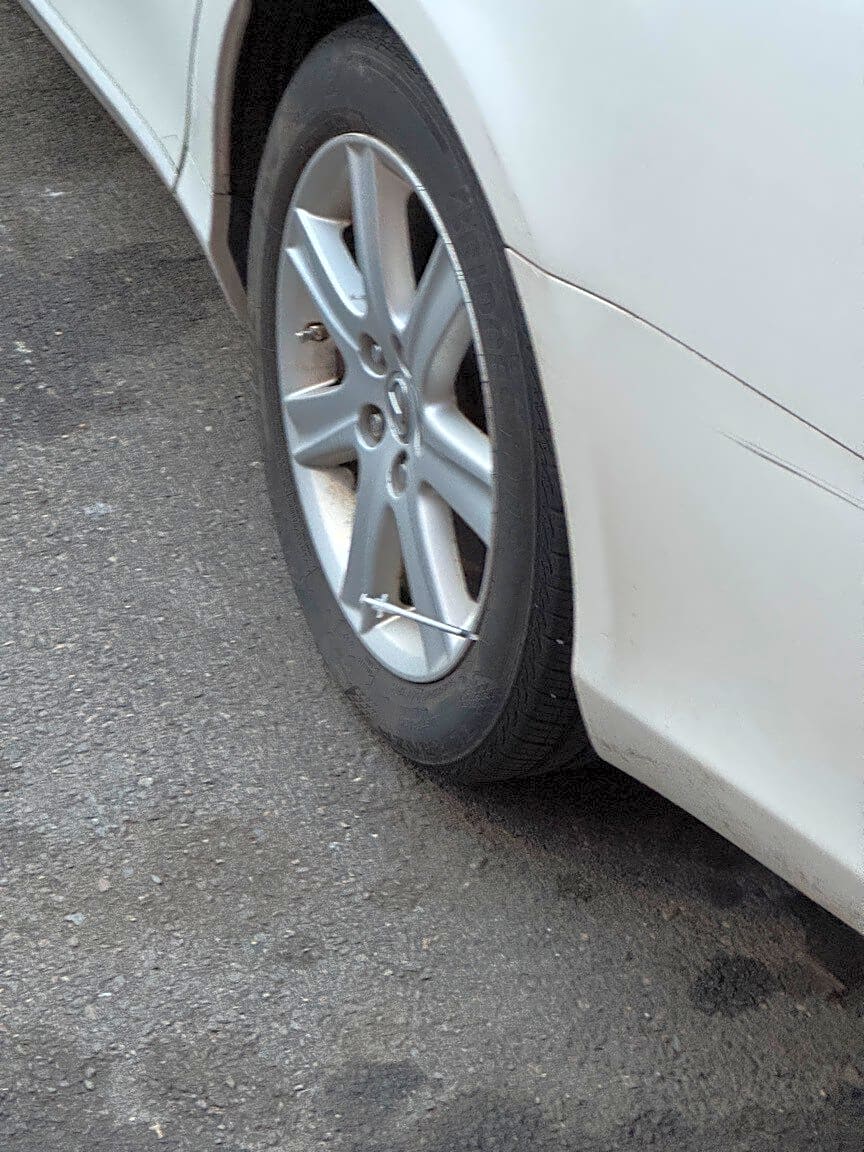 Image submitted with report