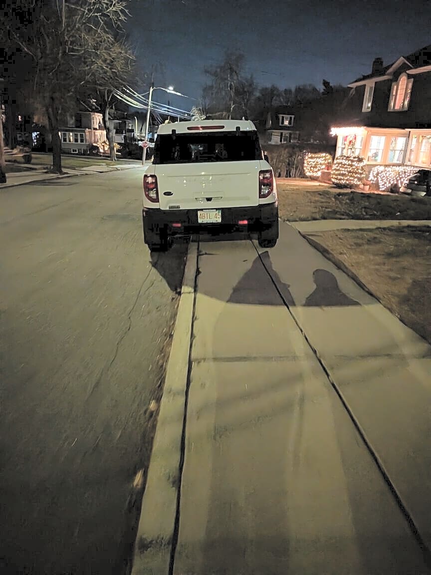 Image submitted with report