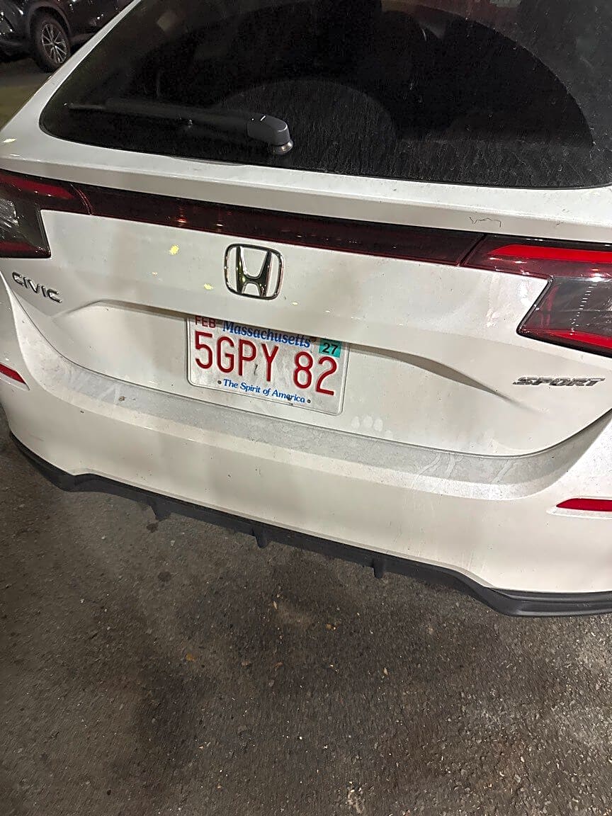 Image submitted with report