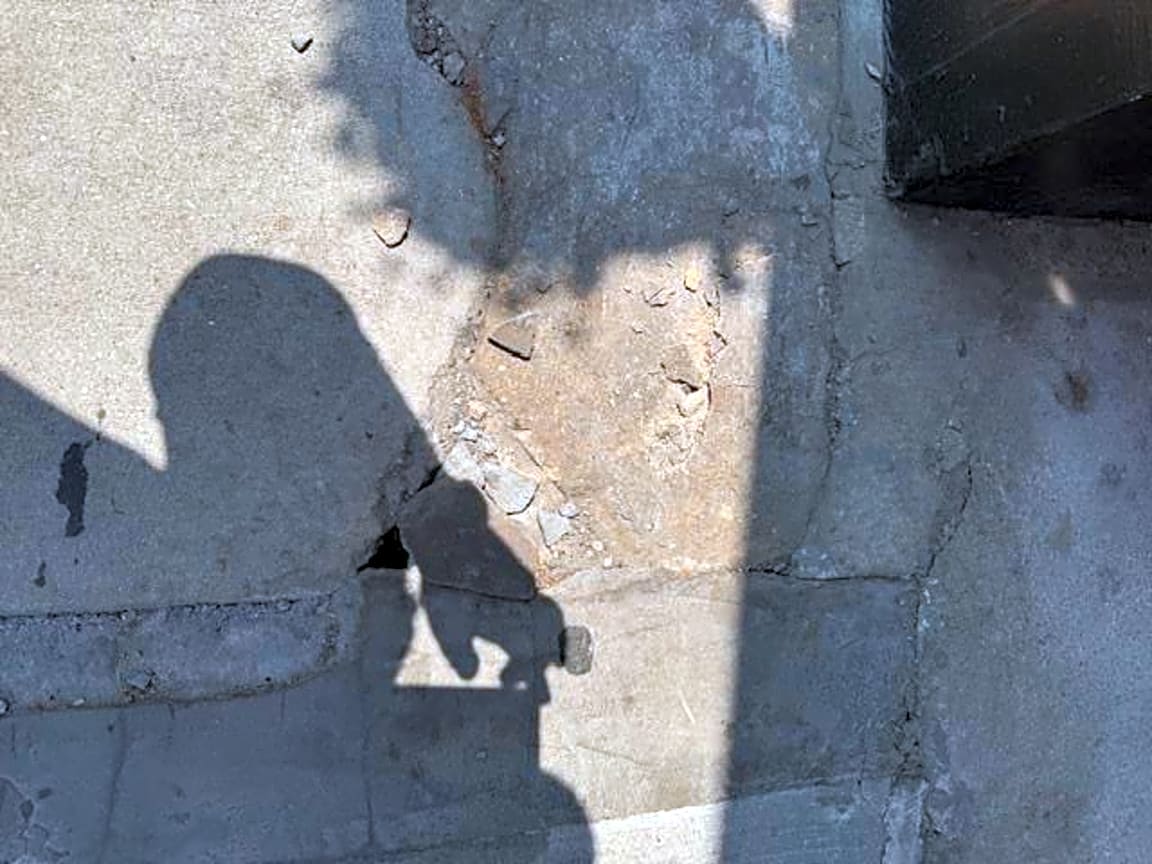 Image submitted with report