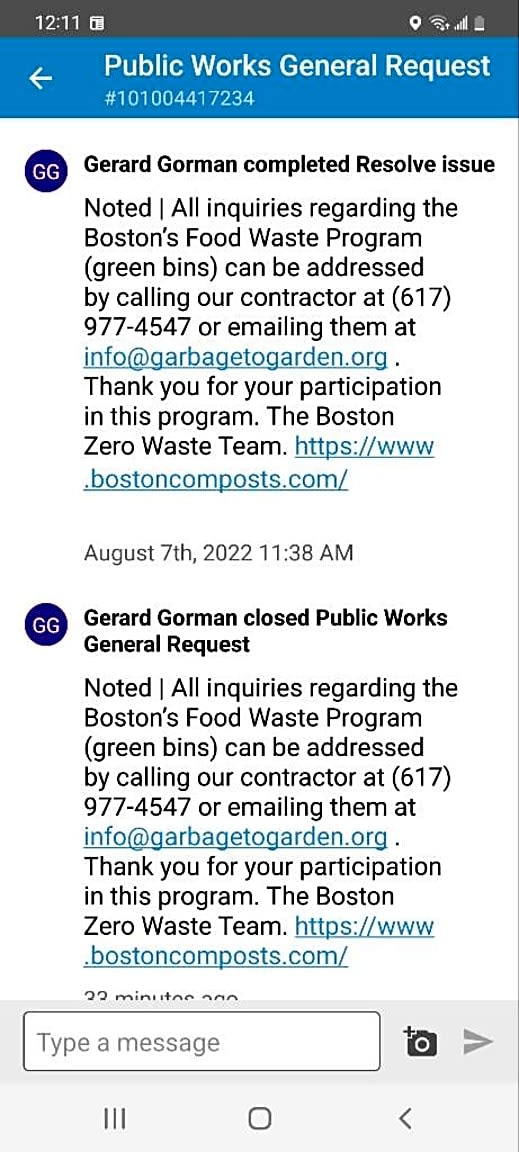 Image submitted with report