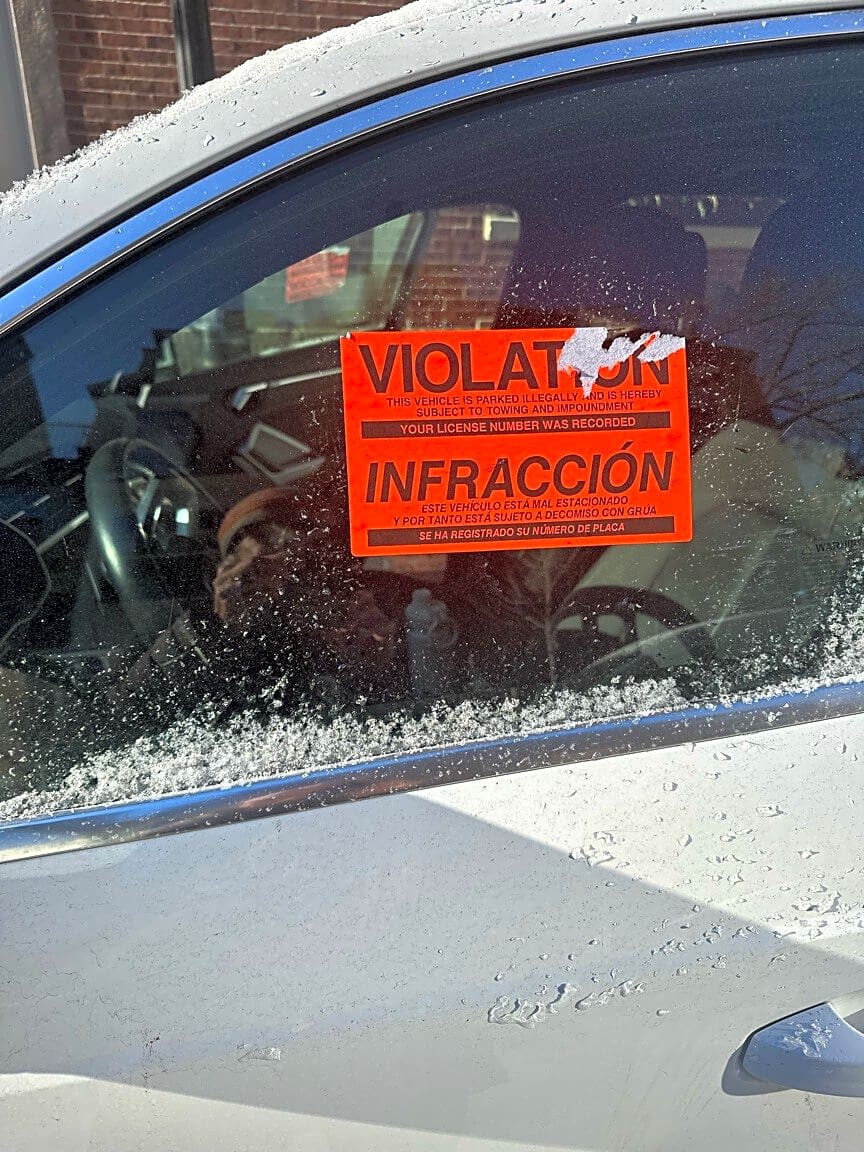 Image submitted with report