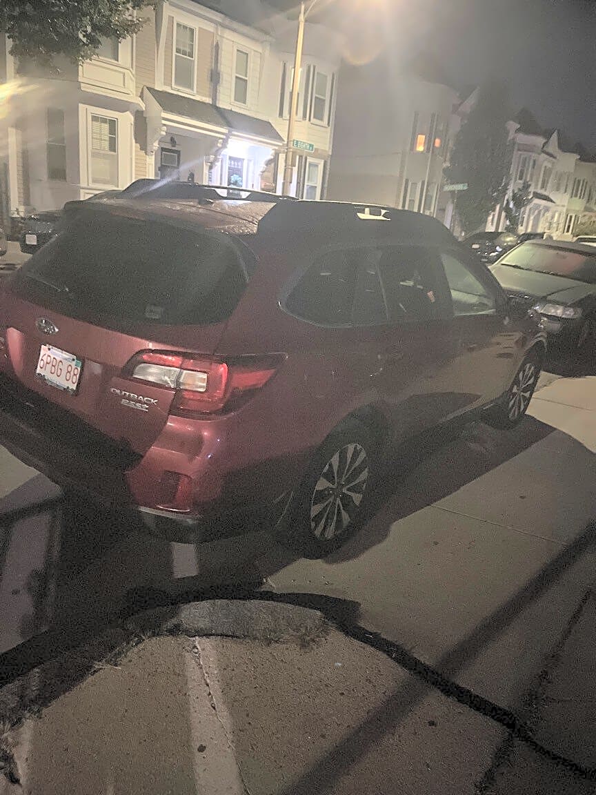 Image submitted with report