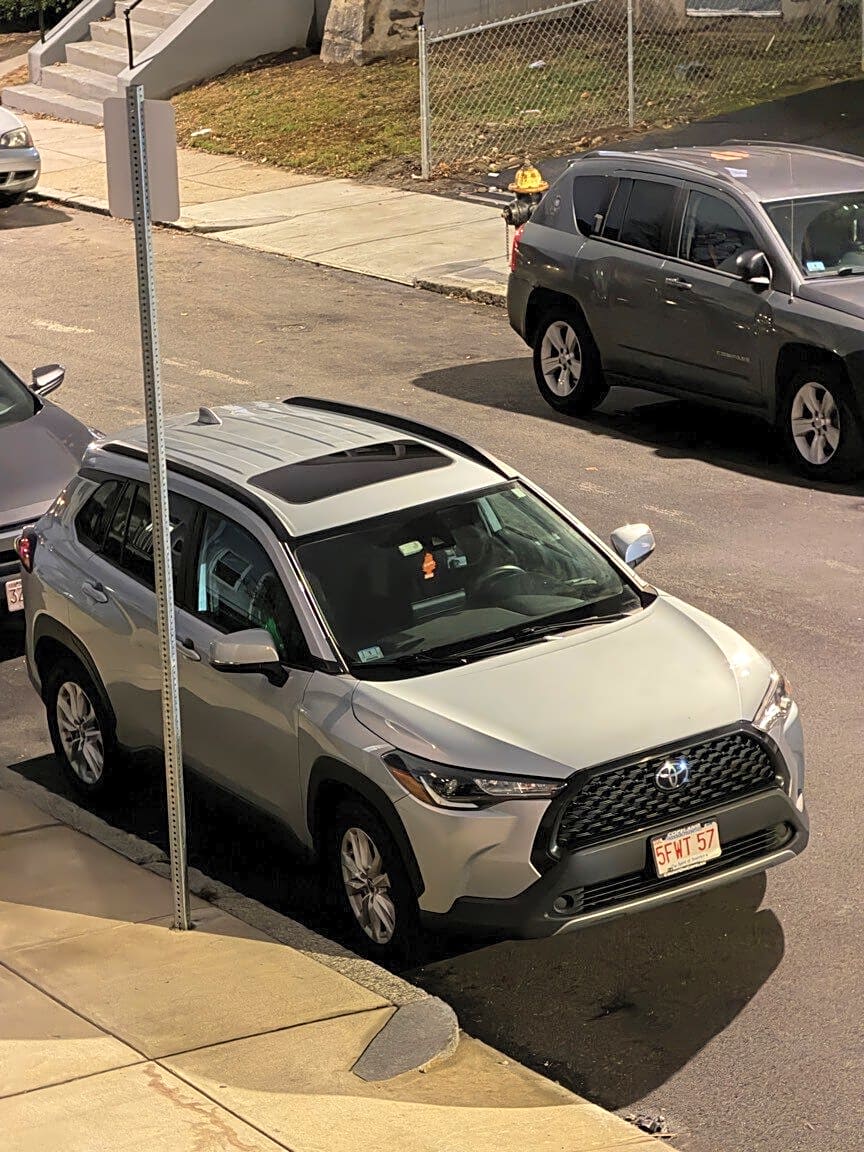 Image submitted with report