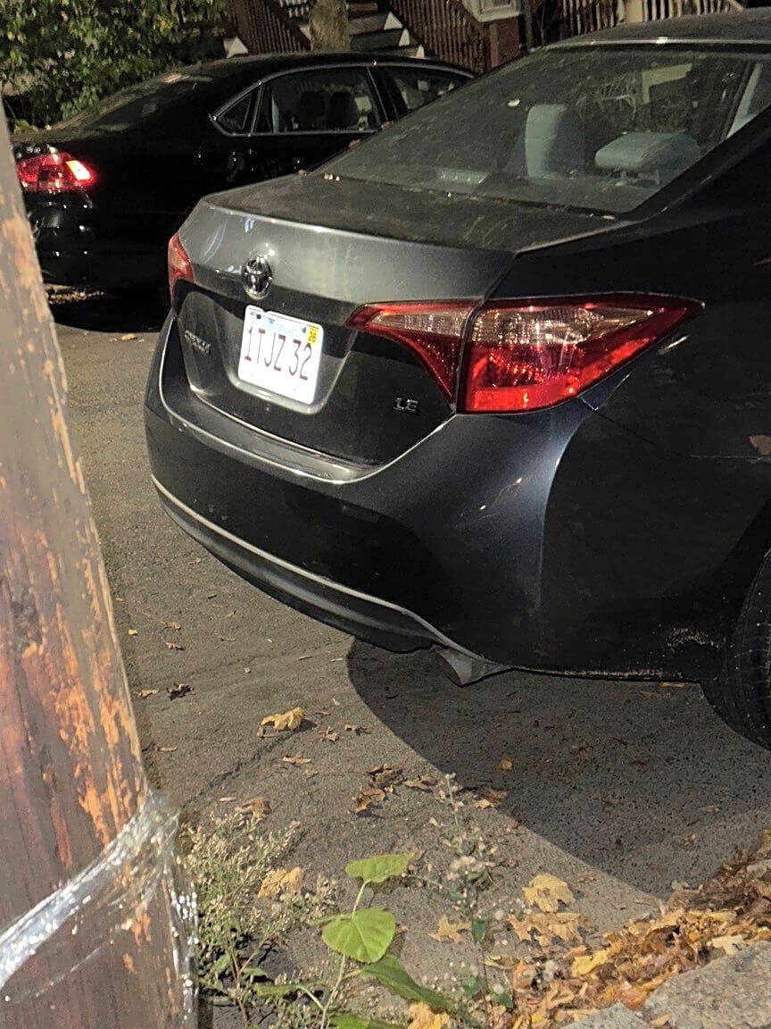 Image submitted with report