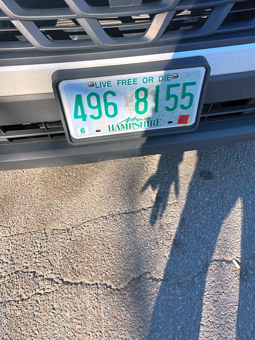 Image submitted with report