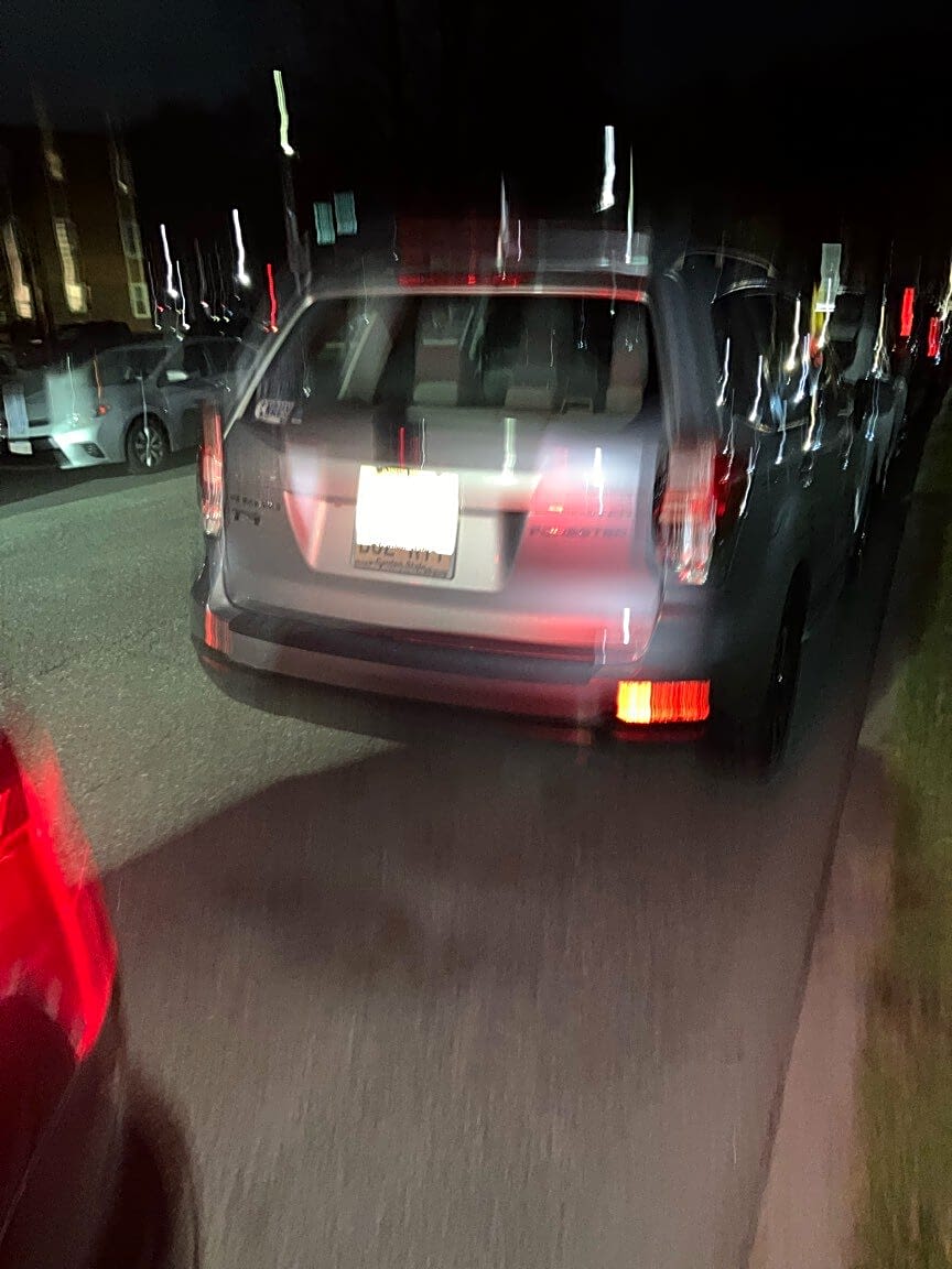 Image submitted with report