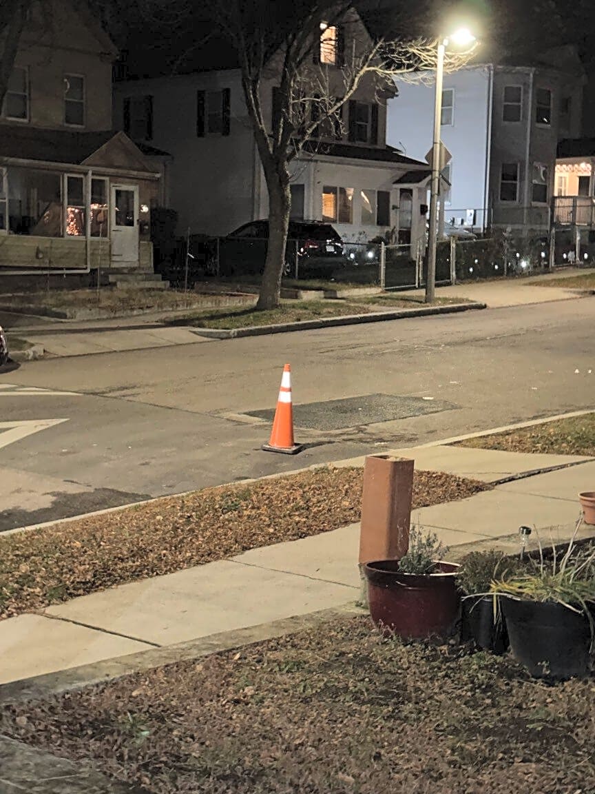 Image submitted with report