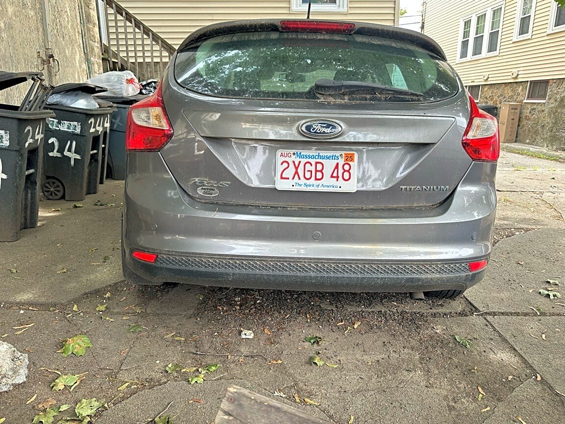 Image submitted with report