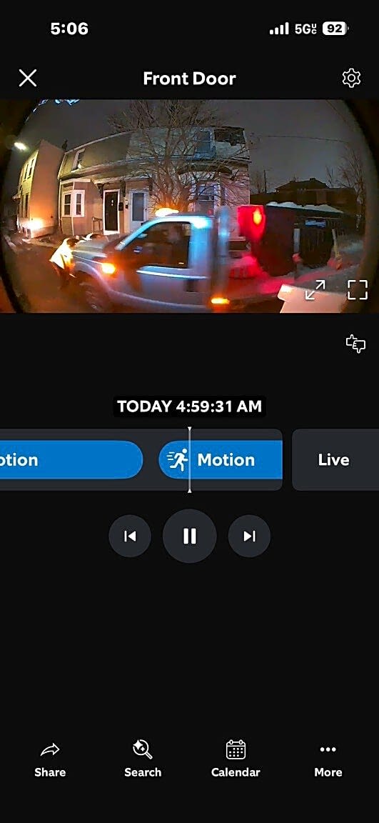 Image submitted with report
