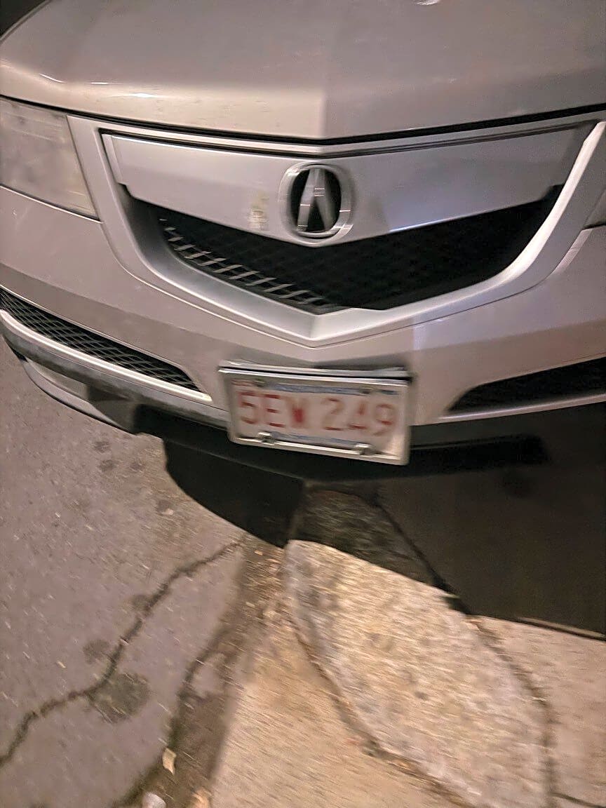 Image submitted with report