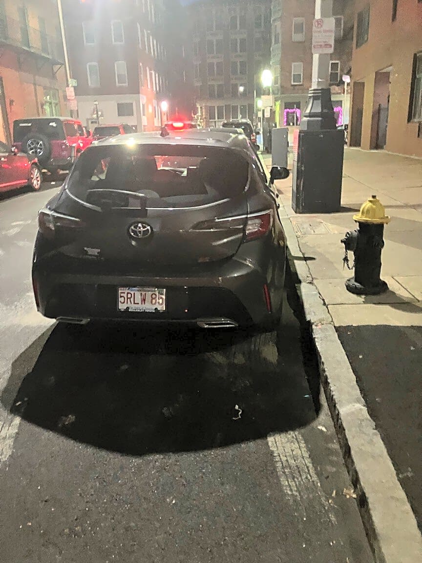 Image submitted with report